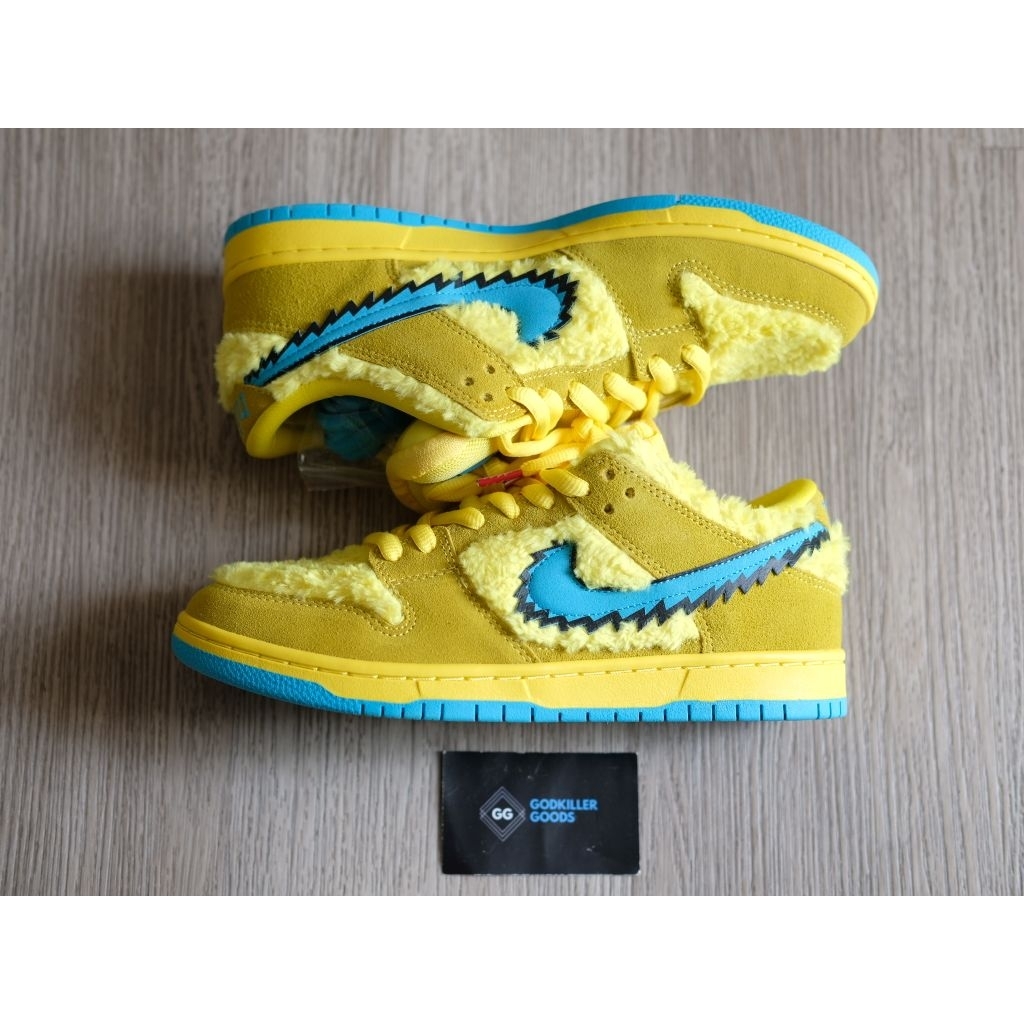 SB Dunk Low Pro Grateful Dead Yellow Bear Kickwho
