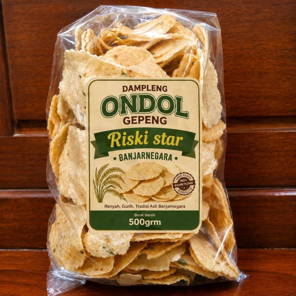 Gemblong/Kecimpring singkong daun bawang