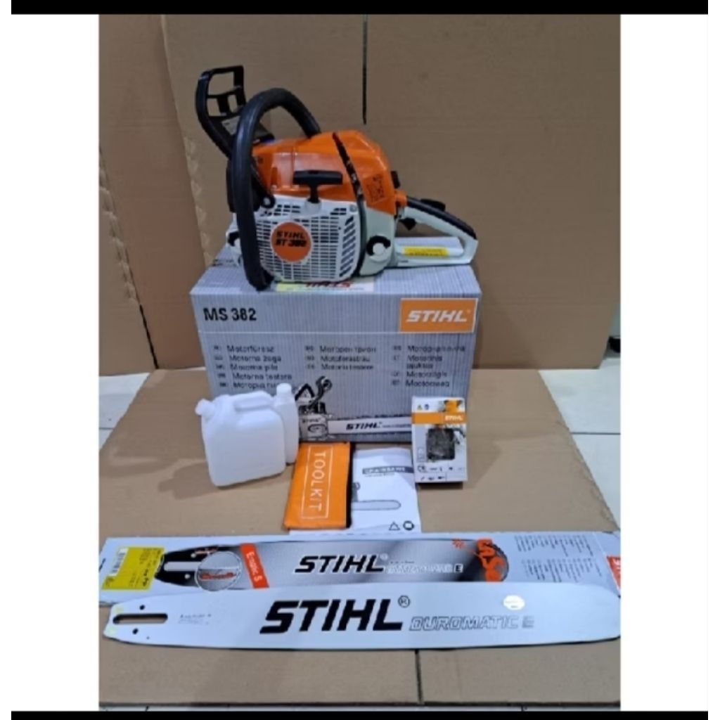 MESIN CHAINSAW STIHL MS382 ORIGINAL DIJAMIN ASLI SENSO STIHL MS382