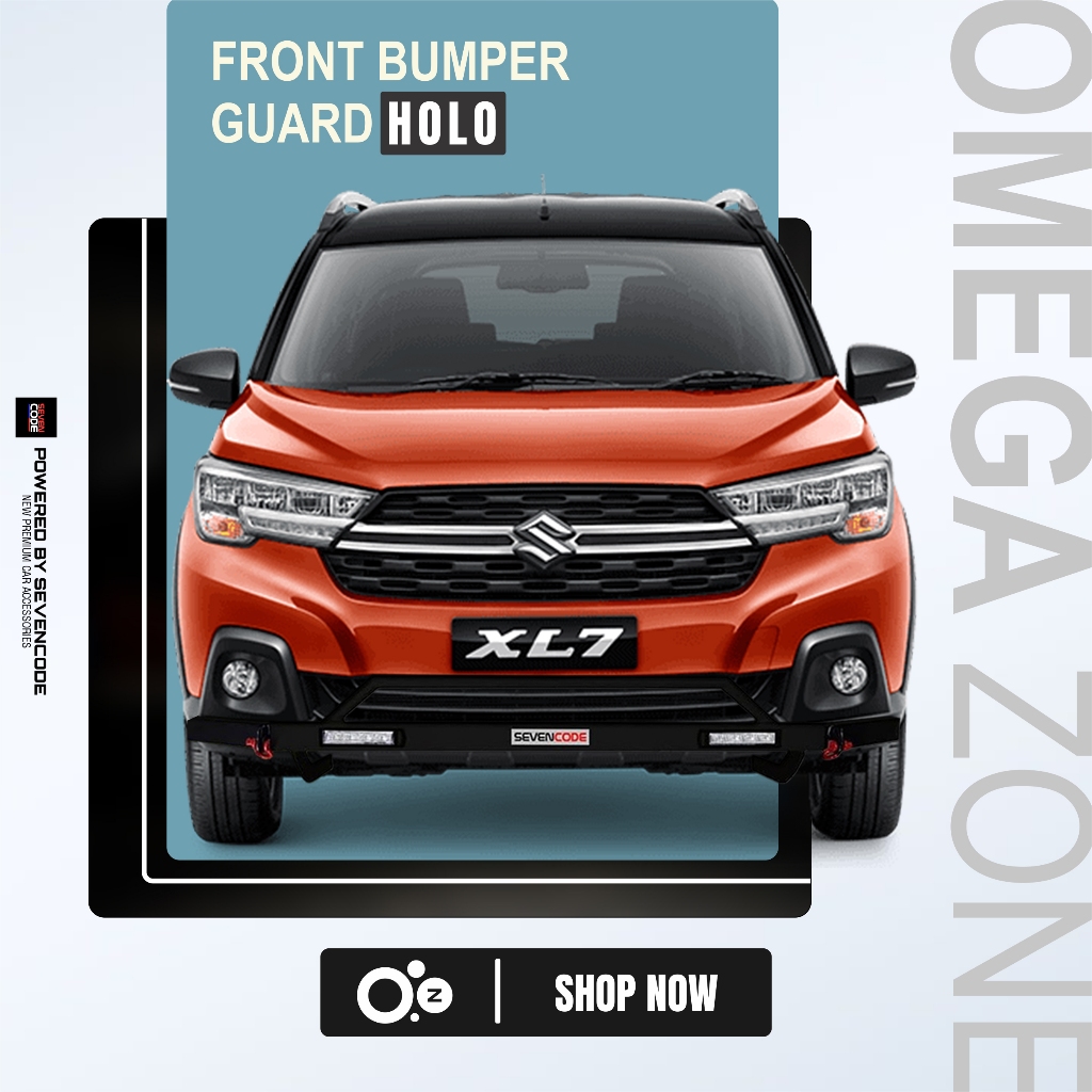 SEVENCODE - FRONT BUMPER GUARD HOLO TANDUK PENGAMAN DEPAN - SUZUKI XL7 XL 7