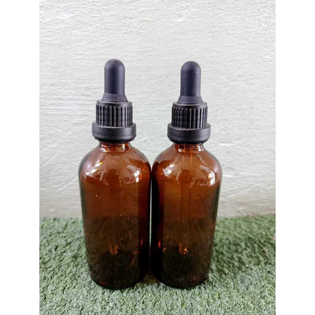 Botol kaca pipet 100ml/botol tetes 100ml/ botol serum 100ml