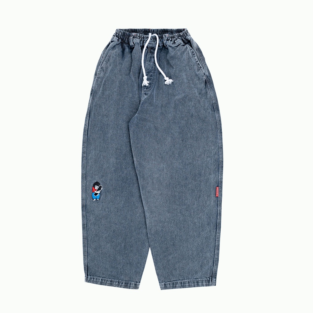 Prince Pants - EW Black Stone Washed Denim - Principle