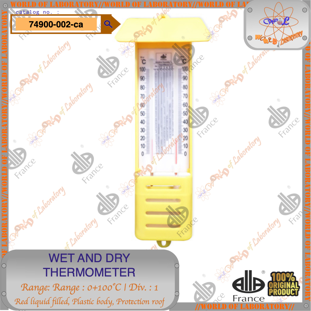 ALLA FRANCE Wet and Dry Thermometer