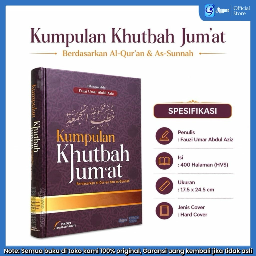 Pustaka Imam Syafii - Kumpulan Khutbah Jumat  - Berdasarkan Al Quran dan As Sunnah - Fauzi Umar Abdu