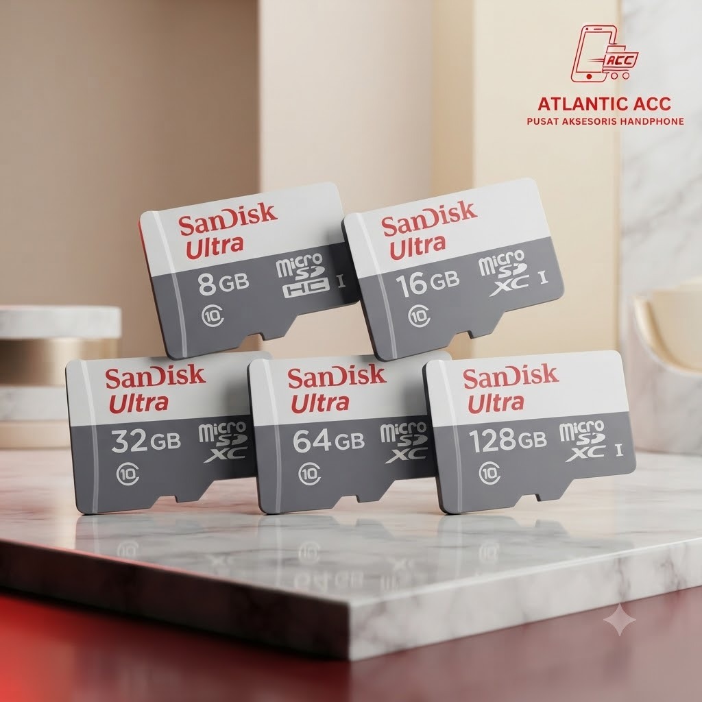 SANDISK ULTRA MICRO SDHC UHS-I CARD 128GB MEMORY CARD SANDISK ULTRA 128GB SPEED 100MB/S