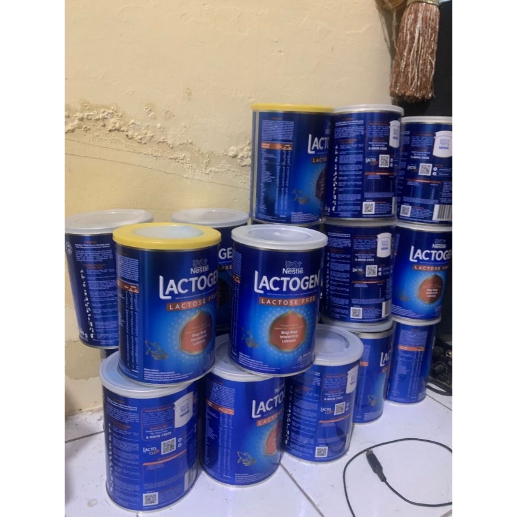 kaleng susu lactogen lactose free