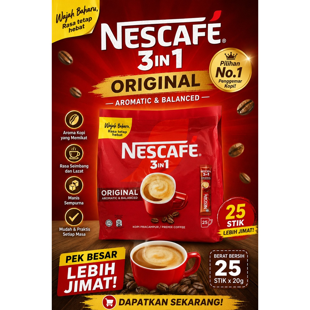 Kopi Nescafe 3 in 1