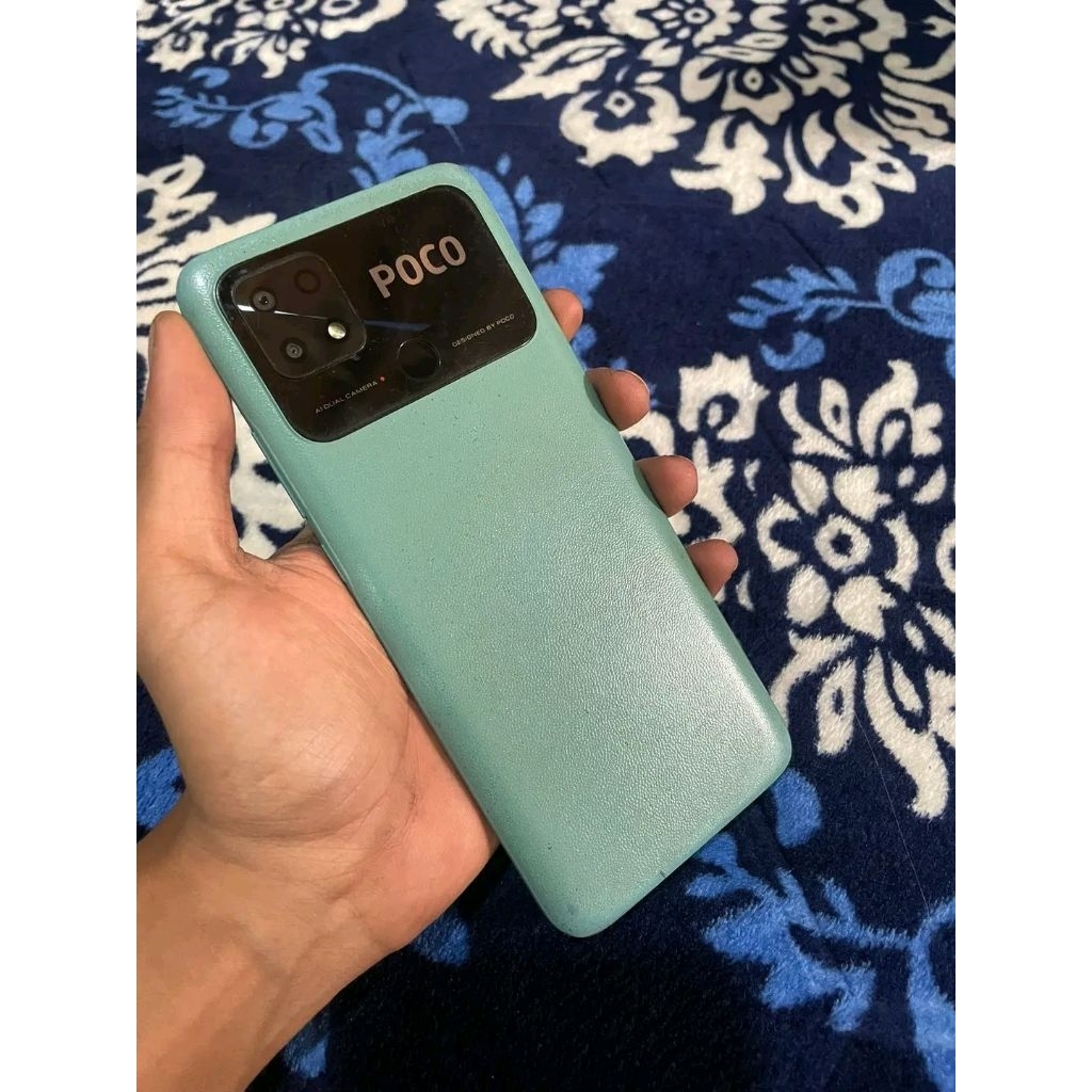 POCO C40 ram 4+1/64 Batre 6000mah Hp Cas Ori Mulus No Minus