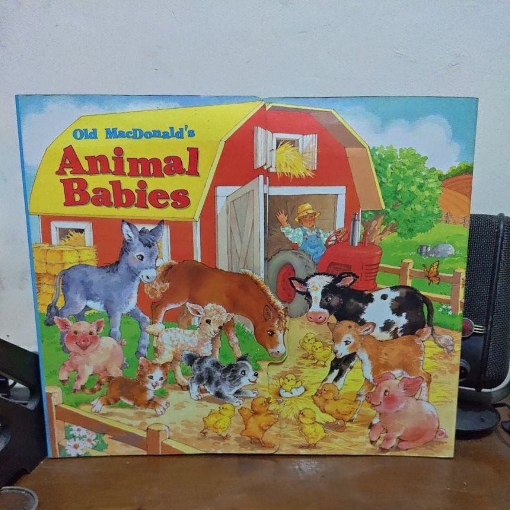 preloved boardbook anak old macdonald's animal babies