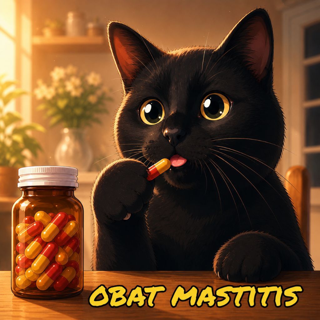 Obat Mastitis Pembengkakan Kelenjar Susu Kucing