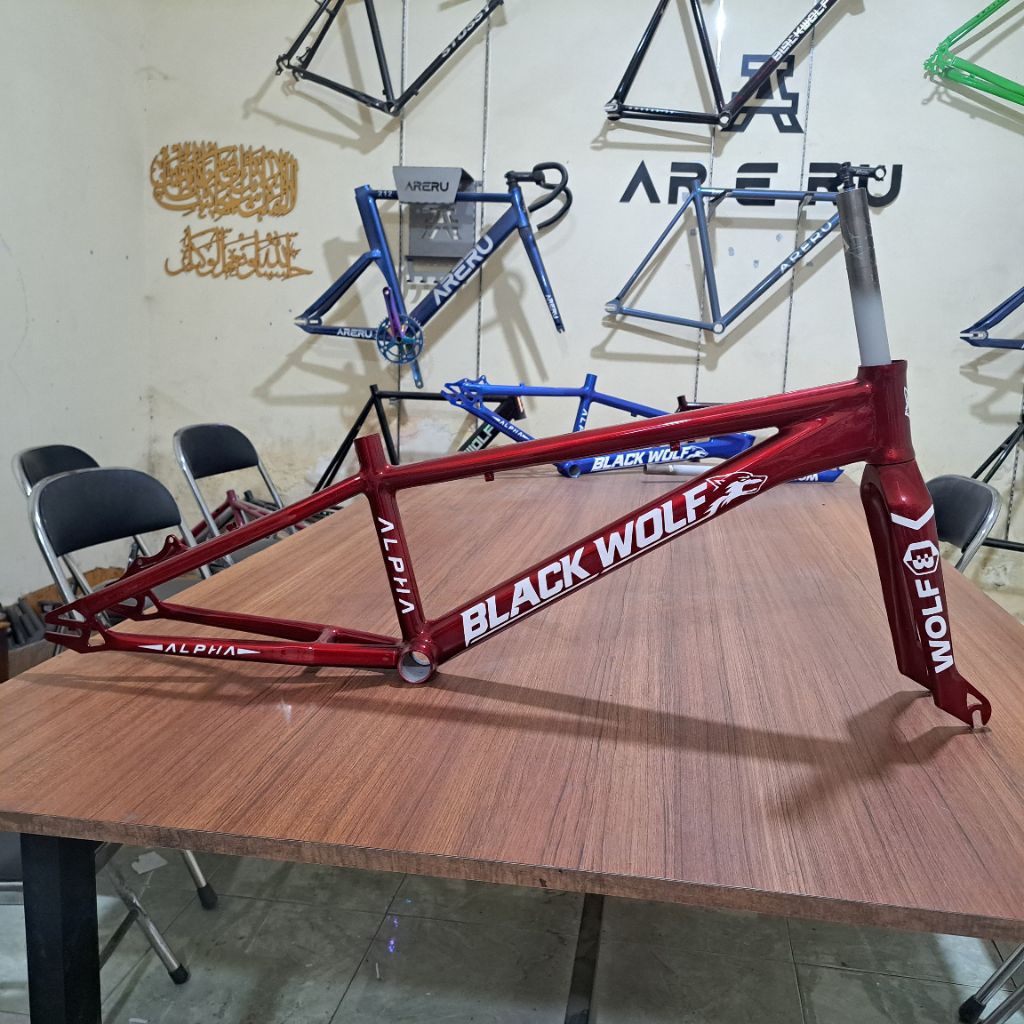 Frame BMX Black Wolf Race