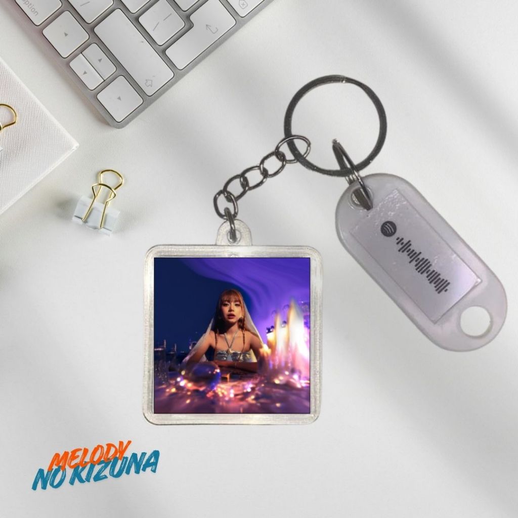(GHEA INDRAWARI) GANTUNGAN KUNCI/BAGCHARM COVER ALBUM/SINGLE/EP MUSISI/BAND GANCI PREMIUM ACRYLIC SP