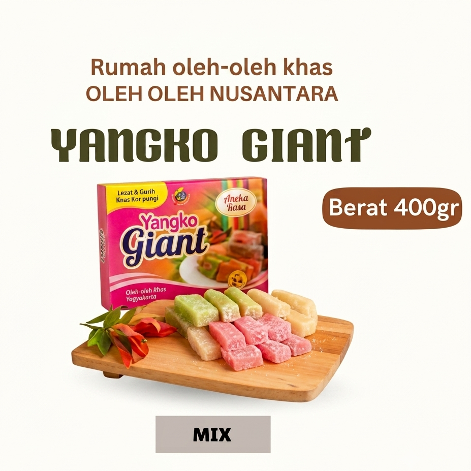 YANGKO GIANT ISI 30 - Yangko Merk (GIANT) Makanan Khas Jogja