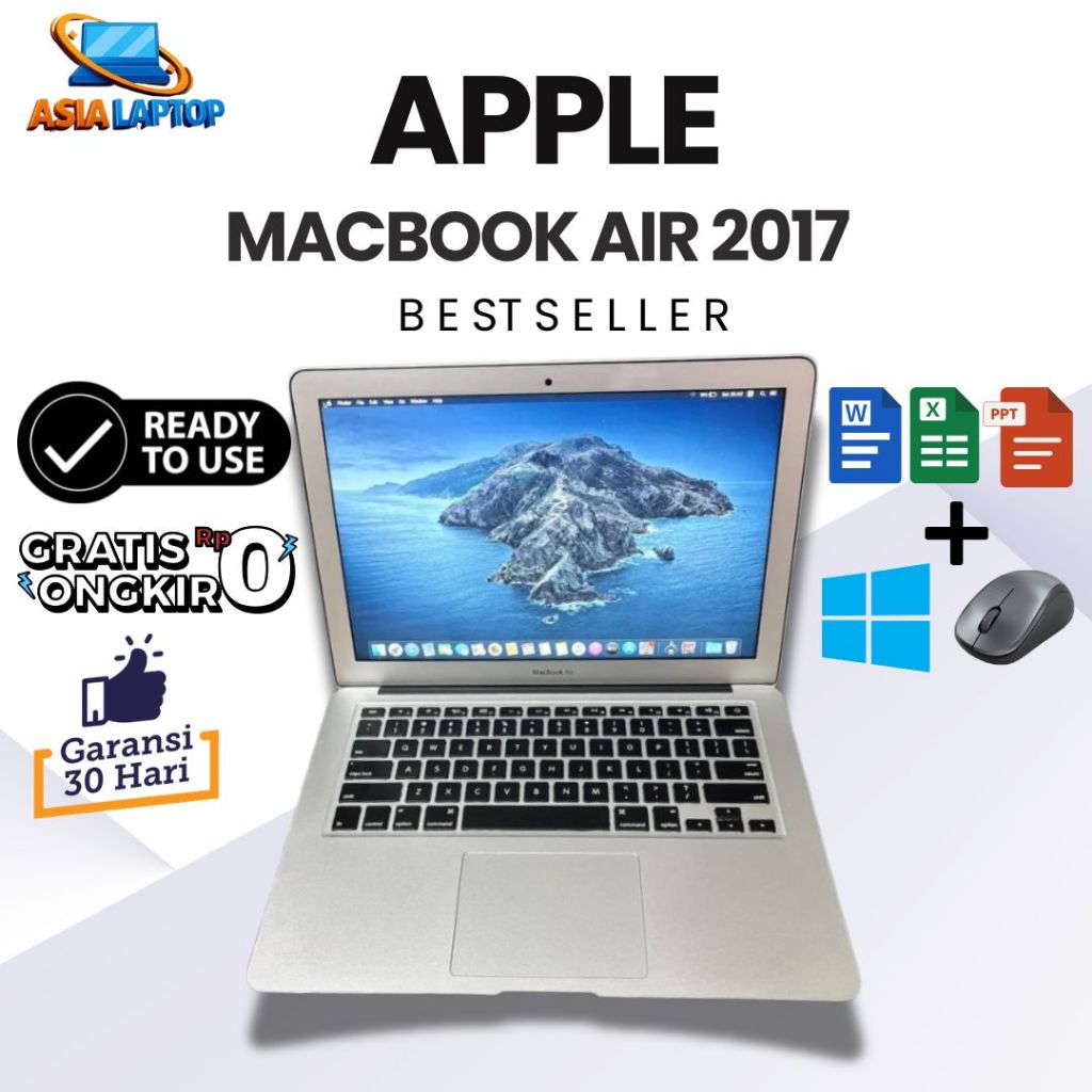 BIG SALE MacBook Air 2017 Retina Core i5 8GB 256GB 128GB 100% Second Original Apple 13Inch