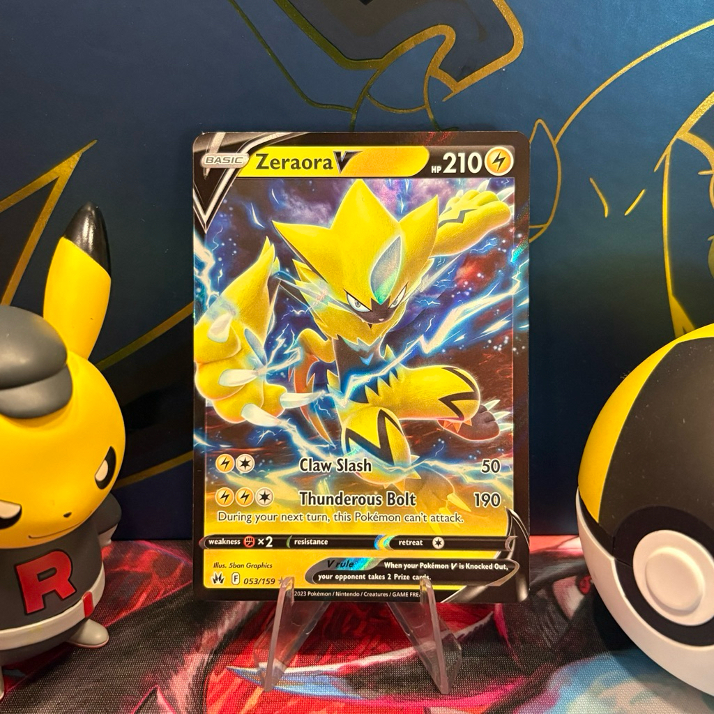 Zeraora V 053/159 ENG - UR Holo - Crown Zenith - Pokemon TCG