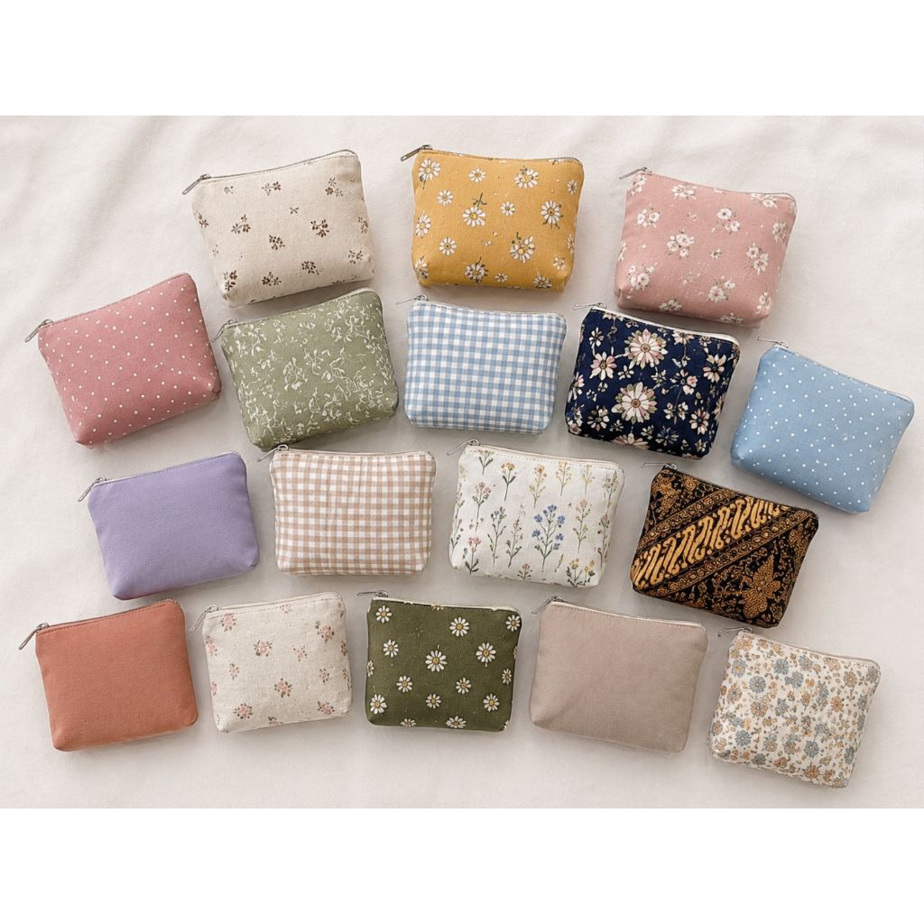 DOMPET KOIN SOUVENIR DOMPET  LUCU MOTIF DAN POLOS DOMPET