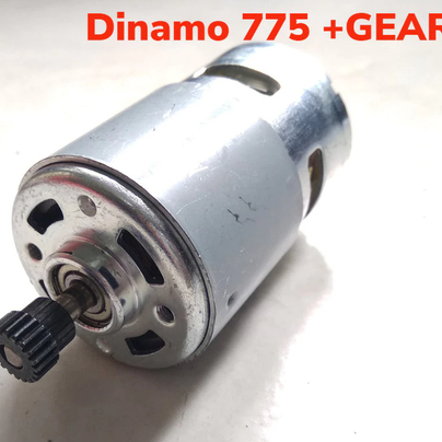 Dinamo Motor DC 775 RD A Gear High Speed 12V-36V 15600RPM Metal Motor DIY 347g