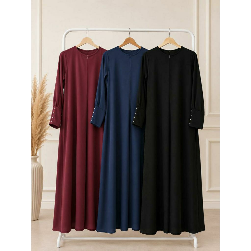 Gamis Abaya Bahan Wolfis