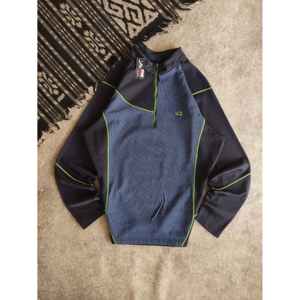 K2 Baselayer Gunung (NYB587) - Baju Mendaki Bahan Softshell Hangat Untuk Kegiatan Outdoor