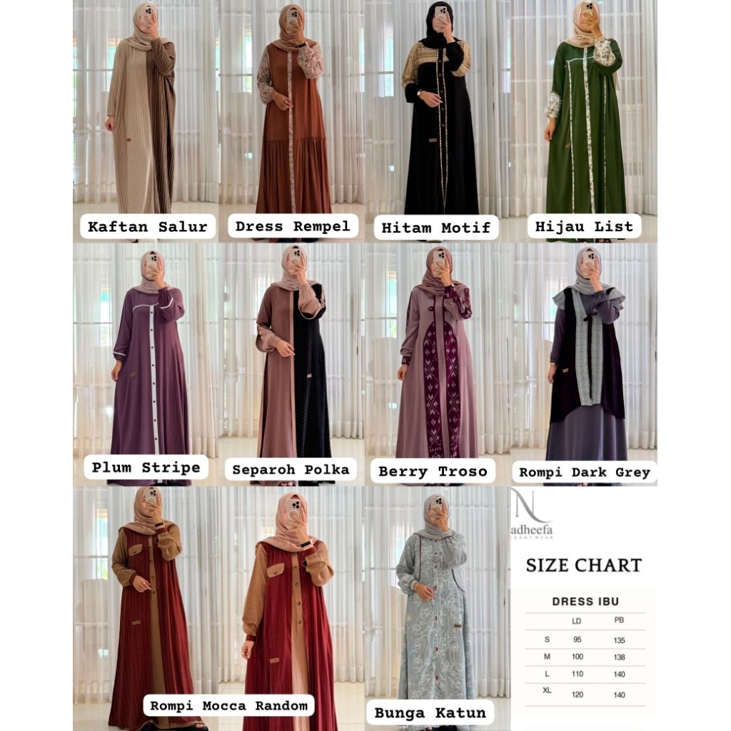 GAMIS ROMPI NADHEEFA STORE//GAMIS NADHEEFA STORE LAUNCHING TERBARU