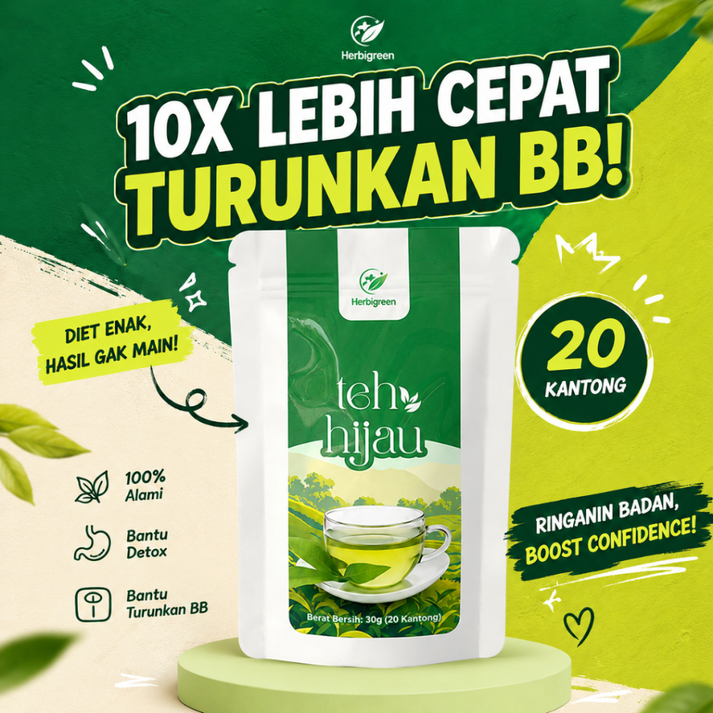 TEH DIET AMPUH 10X LEBIH CEPAT MENURUNKAN BERAT BADAN teh diet herbal, teh hijau pelangsing, teh Hij