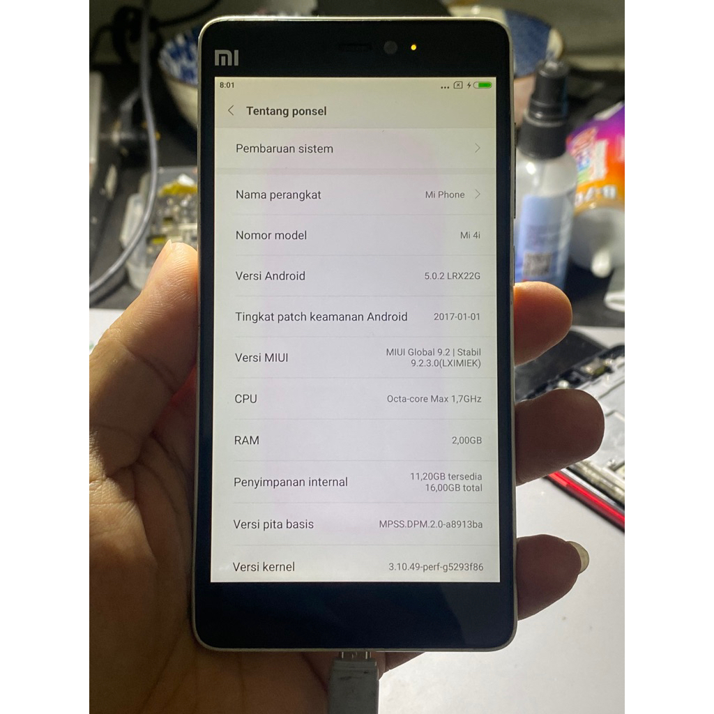 Lcd Xiaomi Mi 4i Copotan Bersih Normal