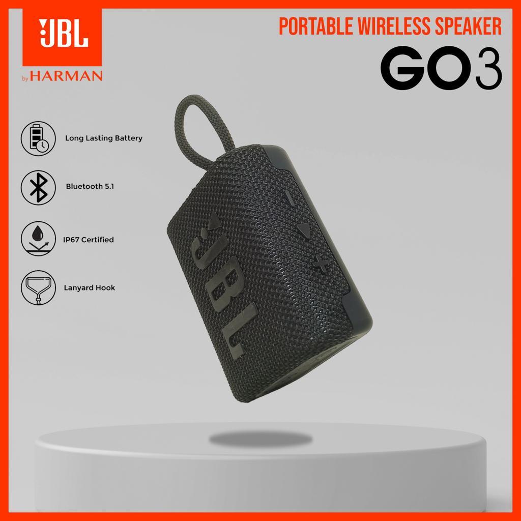 JBL Bluetooth Speaker Mini GO3 Wireless Portable IP67 FM Radio BASS