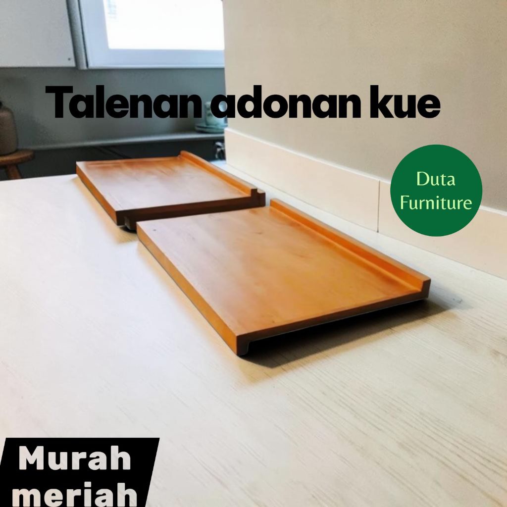 Talenan alas adonan kue talenan kayu