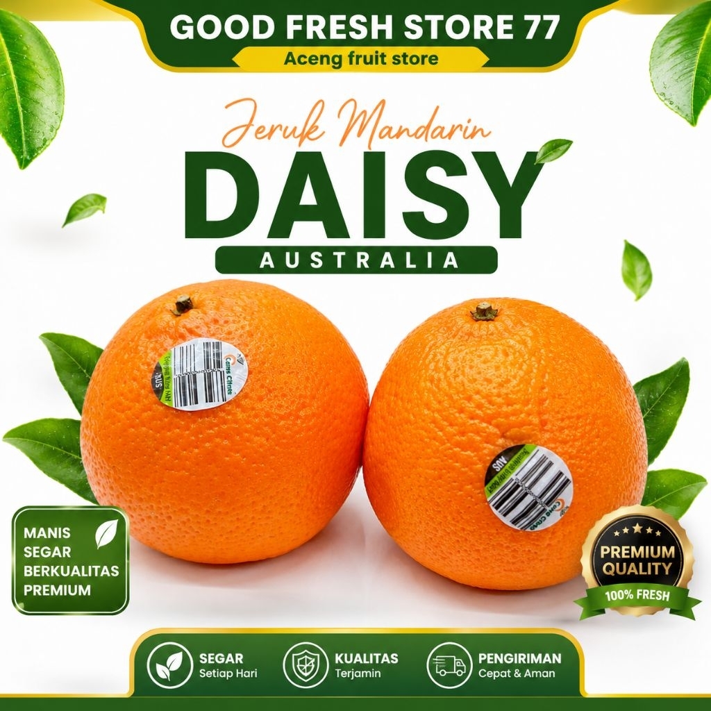 Jeruk Mandarin Daisy Australia manis segar -+1 kg