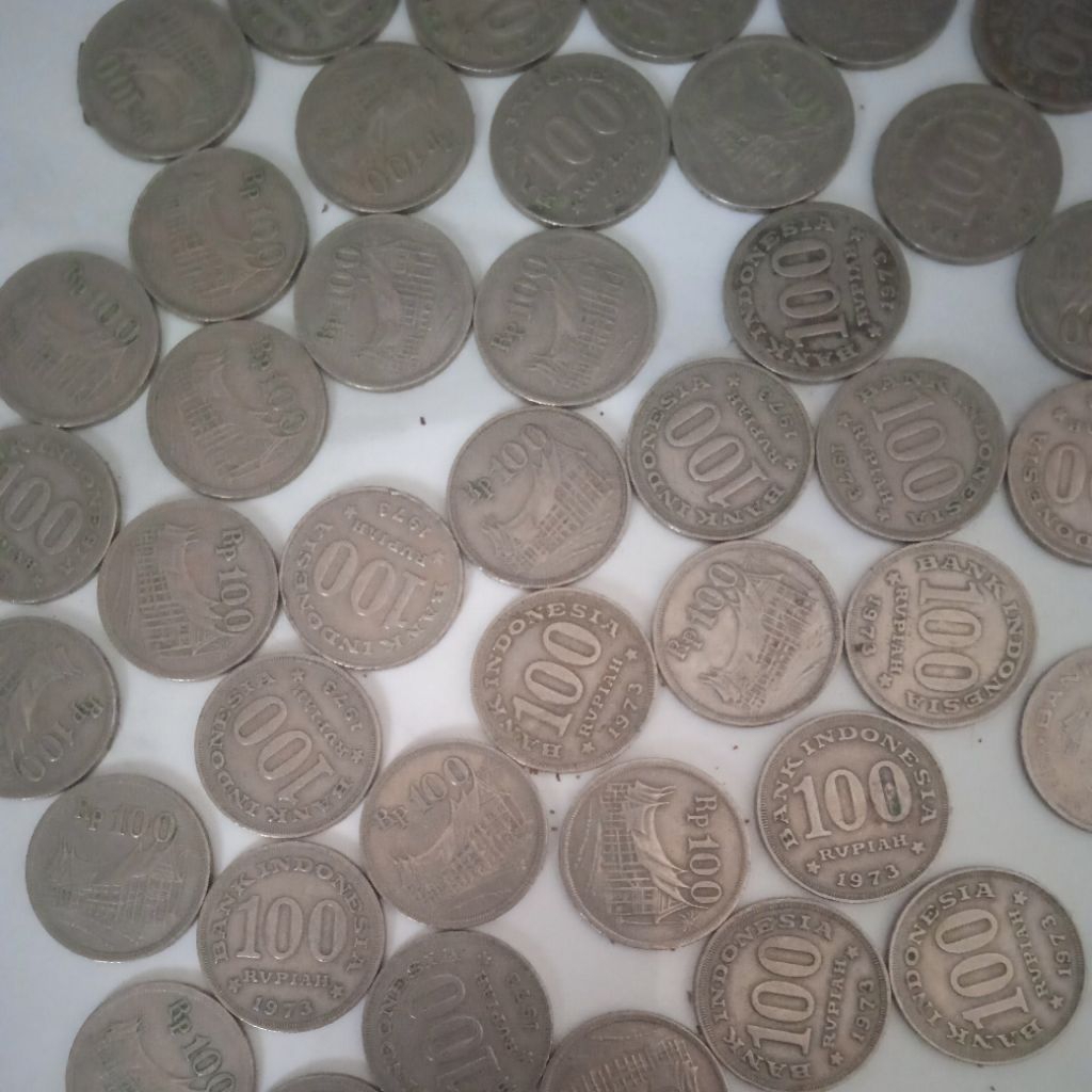 uang logam 100 rupiah tahun 1973