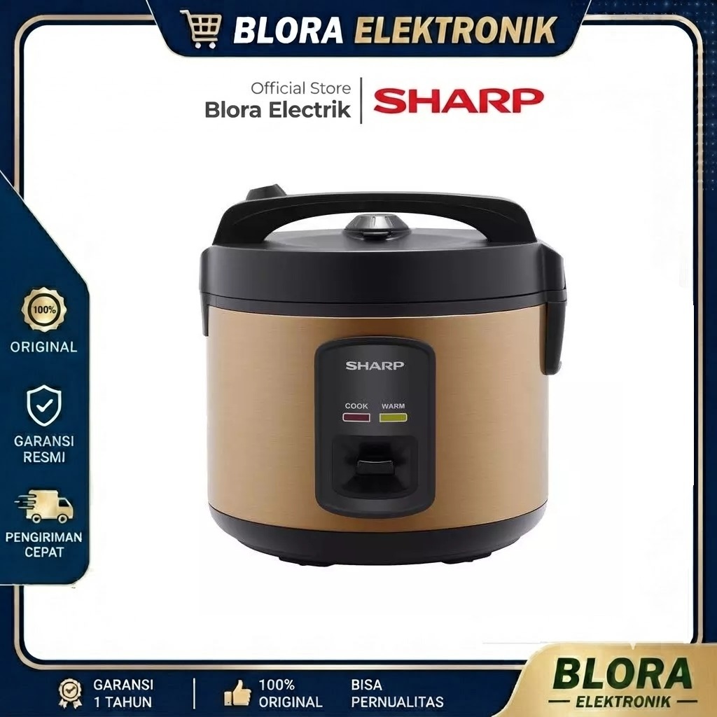 Magicom SHARP KS-G18MH BZ Rice Coocer 1,8 Liter 3in1 Original Bergaransi Resmi