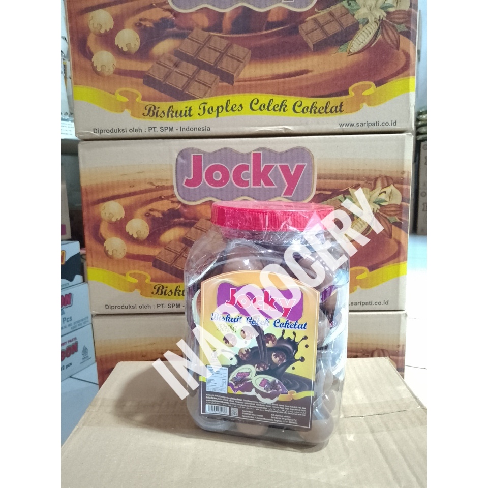 JOCKY BISKUIT COKLAT COLEK TOPLES DUSS
