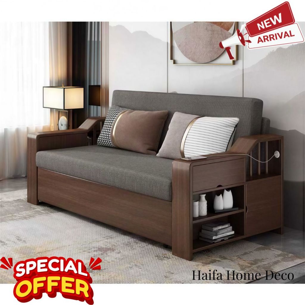 SOFA BED MULTIFUNSI LYSITHEA LACI LIPAT MODERN