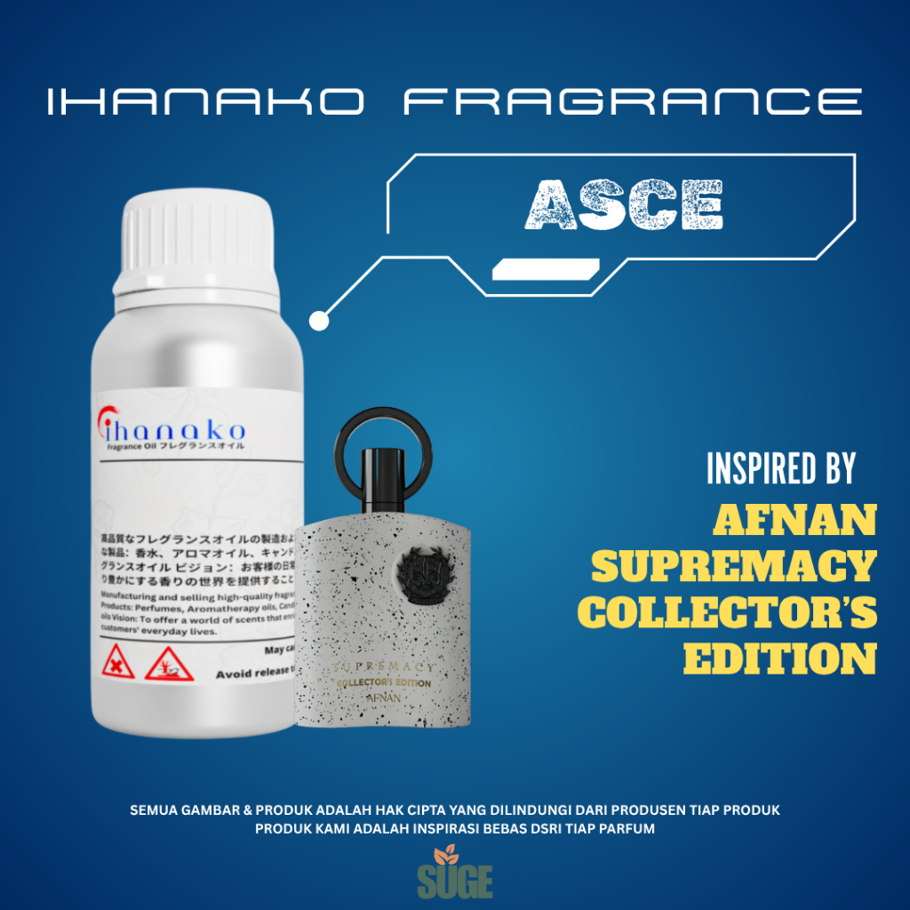 ASCE - AFNAN SCE | BIBIT PARFUM MURNI SEGEL PABRIK BY IHANAKO FRAGRANCE