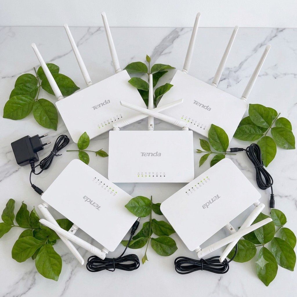 Paket 5pcs Router Tenda F3 Second like new + adaptor