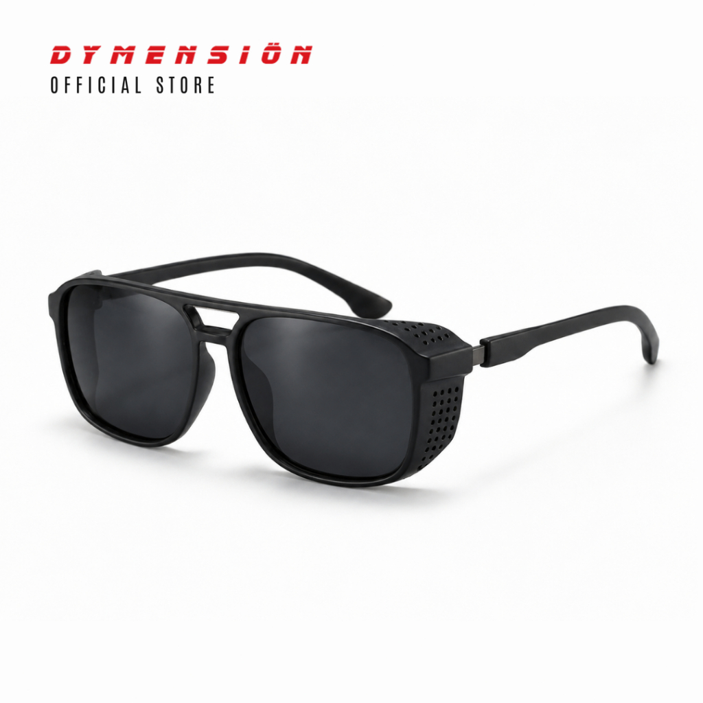 DYMENSION Berkendara UV400 Kacamata Berkendara UV400 Polarized Filter Debu Pelindung Samping Ringan 
