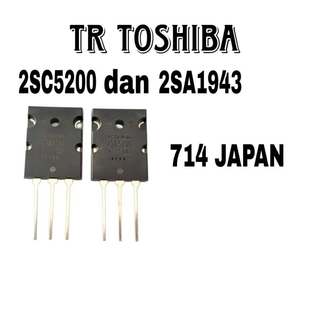 TR Toshiba Transistor Toshiba Biasa