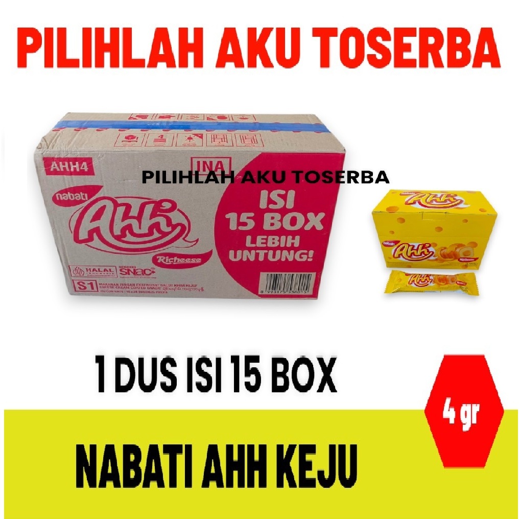 Richeese Nabati Ahh KEJU 4 gr - (HARGA 1 KARDUS ISI 15 BOX)
