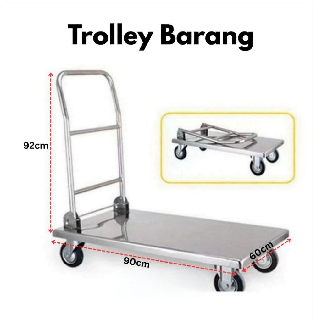 Trolly Barang , Trolly Lipat untuk Barang , Trolly Barang Serbaguna , MBG
