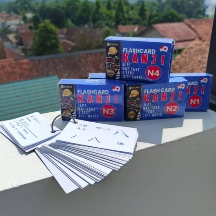 Kanji Card, Flashcard, Kanji JLPT ||Bahasa Jepang||N5-N1