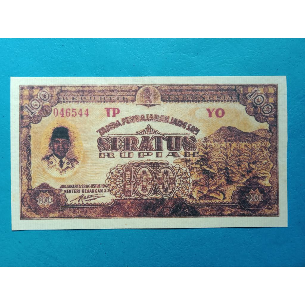 100 Rupiah Tahun 1948 (Suvenir)