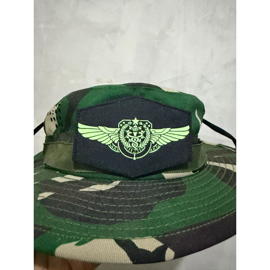 Logo patch laser TNI POLISI