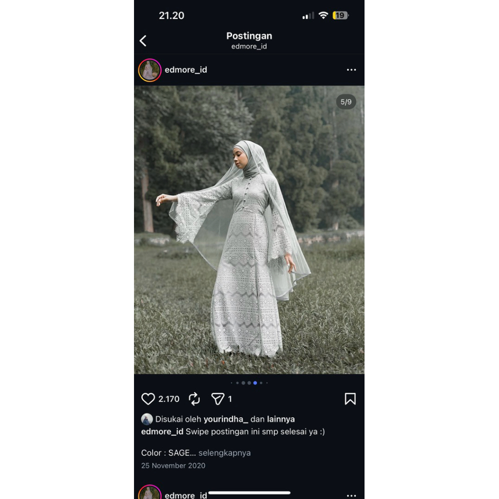 prelove dress by edmore sage