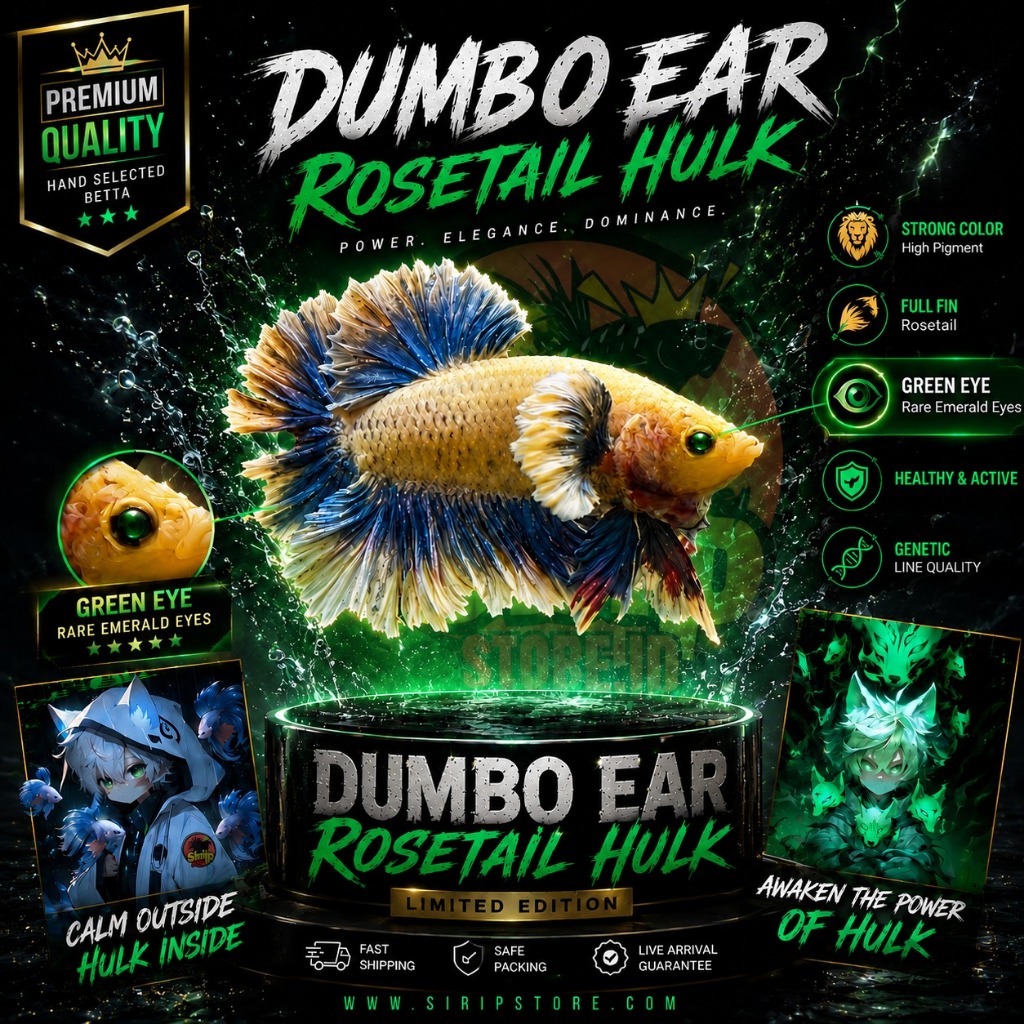 Plakat Rosetail dumbo ear  Hulk