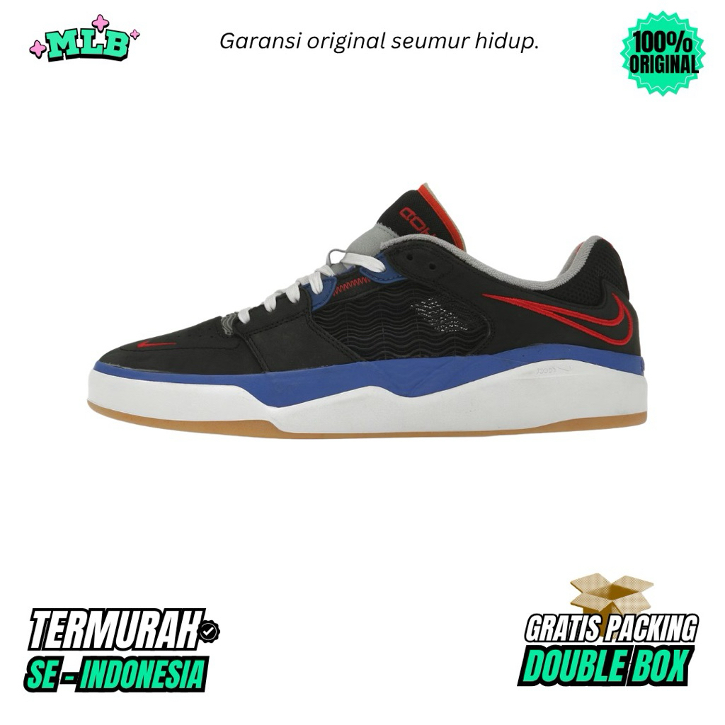 Sepatu SB ISHOD Wair Black University Red