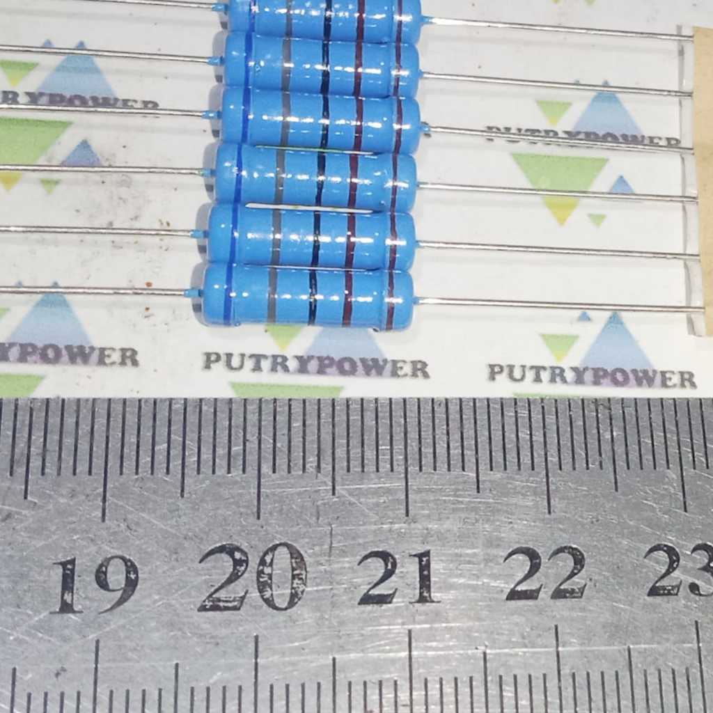 metal film 6K8  2W 1% resistor 6,8k  2 watt  6,8  kilo ohm 2 w 2watt 1 persen 6.8k 2w  6k8   6800  O
