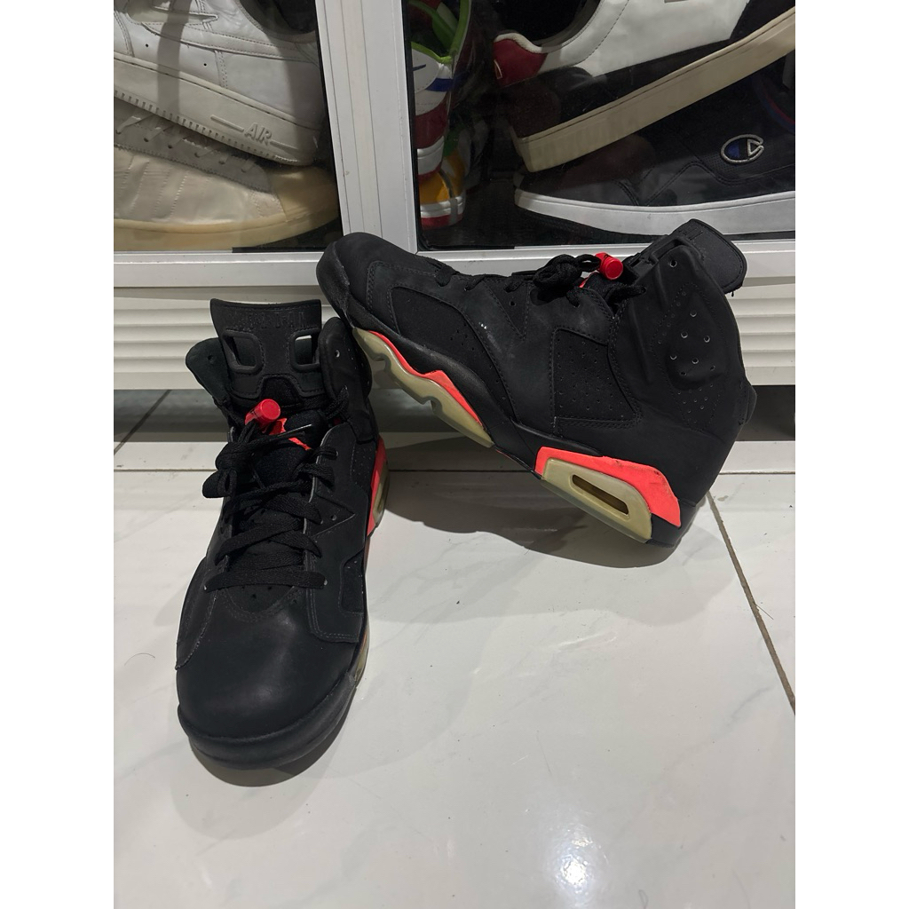 Jordan 6 “Infrared-Black” size 44.5/28.5cm