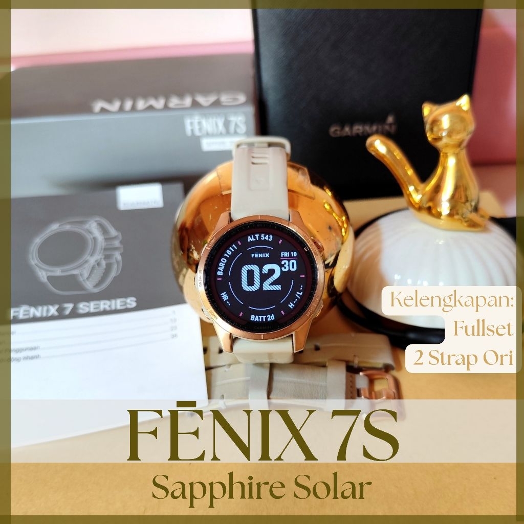 Garmin Fenix 7S Sapphire Solar