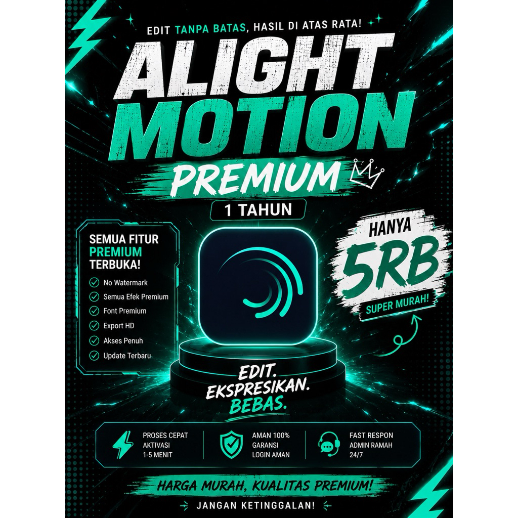Akun alight motion premium 1 tahun