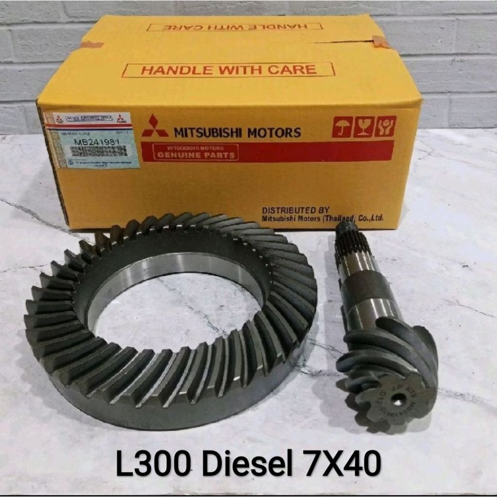 GEAR SET CROWN WHEEL GIGI GARDAN 7X40 L300 DIESEL 7 X 40